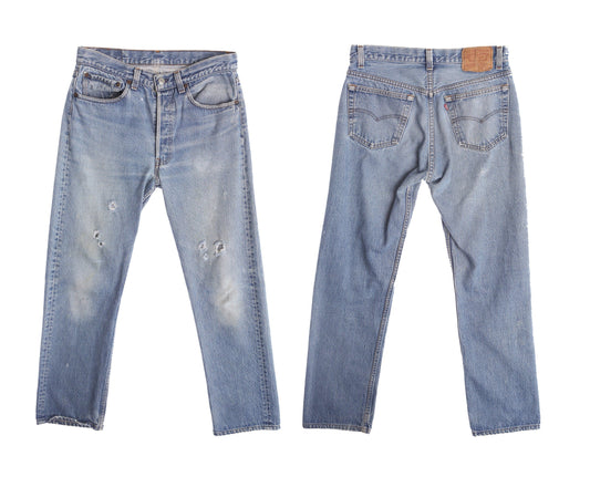 501 Levi's Denim Pants - Made in USA - Era 80's - 90's