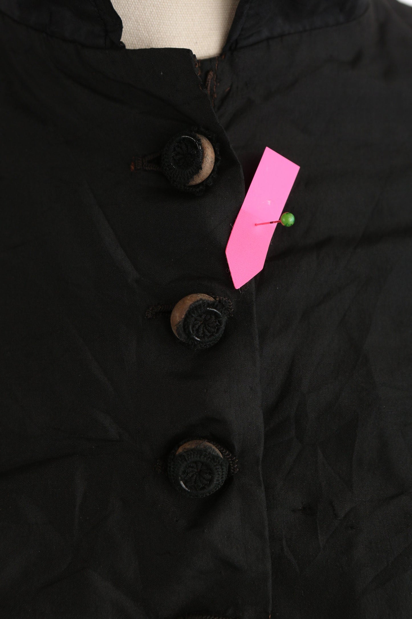 Vintage Women's Black Victorian Style Jacket