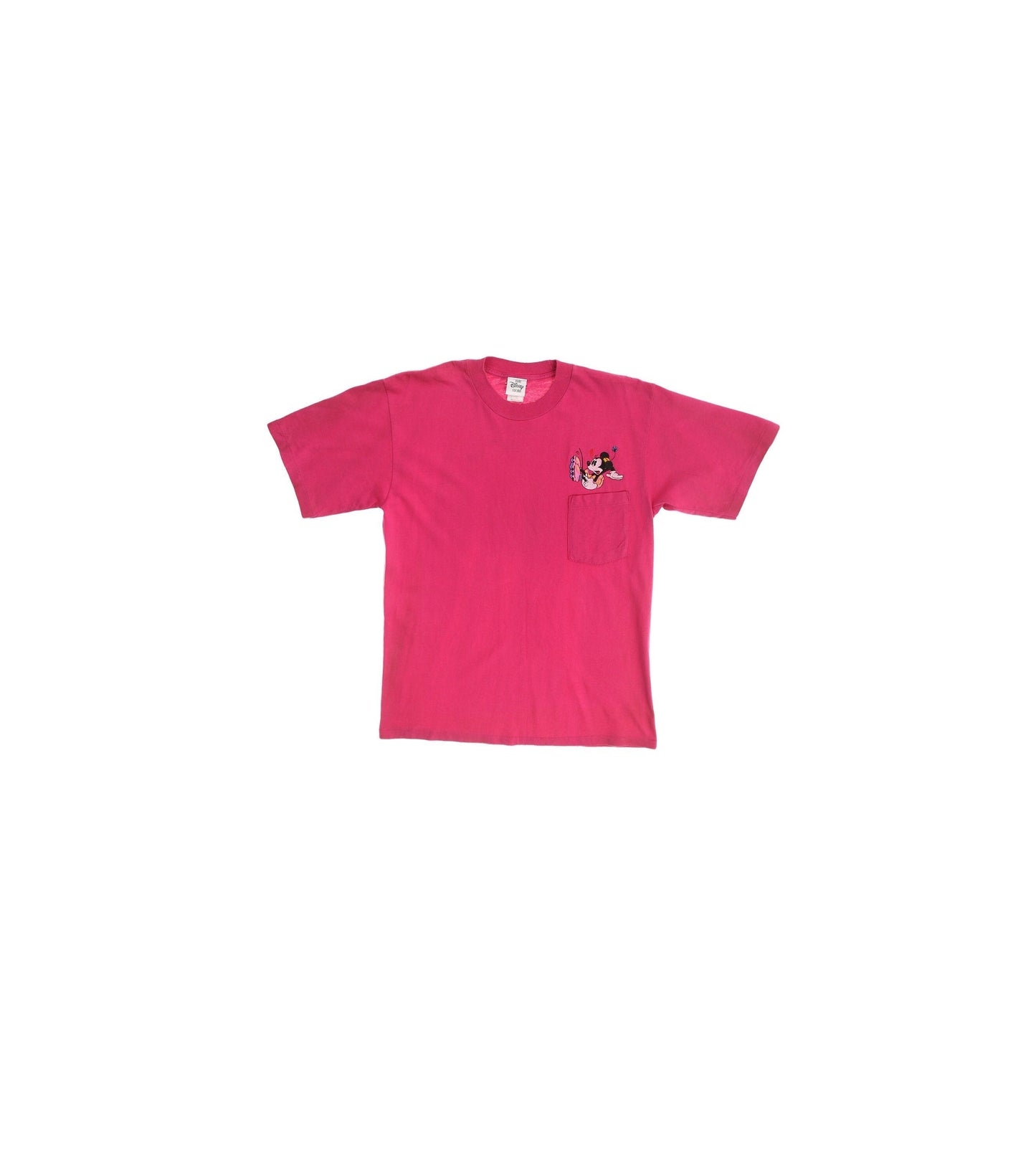 Vintage Pink Minnie Mouse Embroidered T-shirt