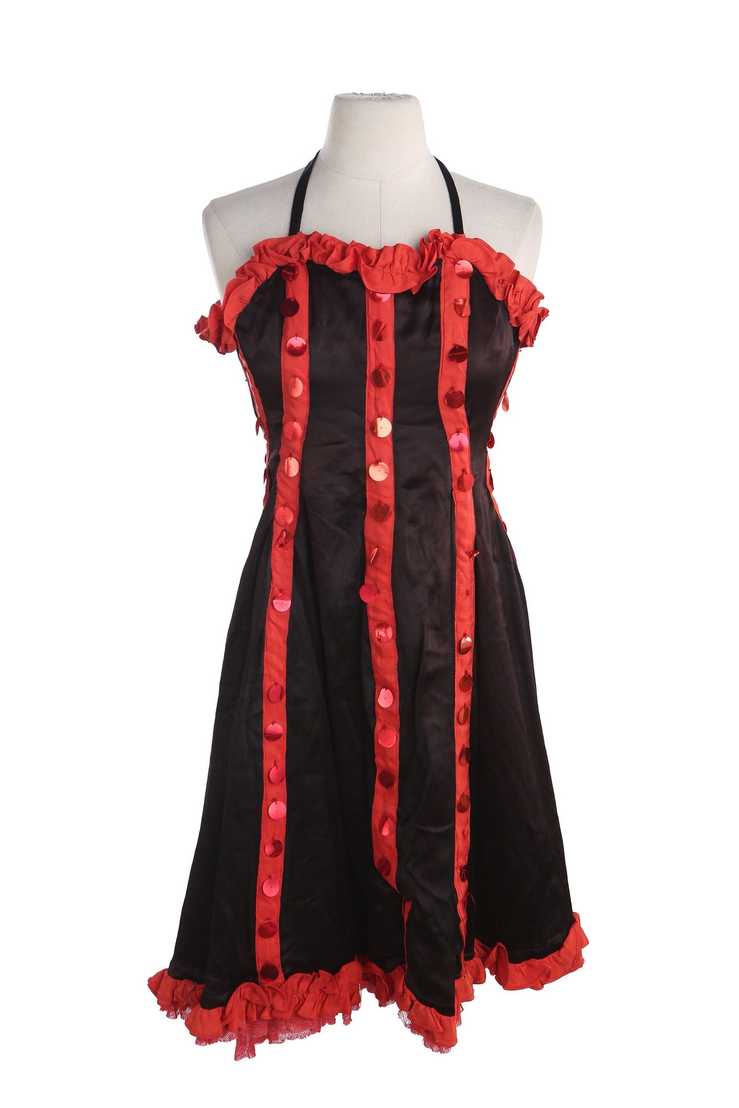Vintage Costume Made Black Party Dress