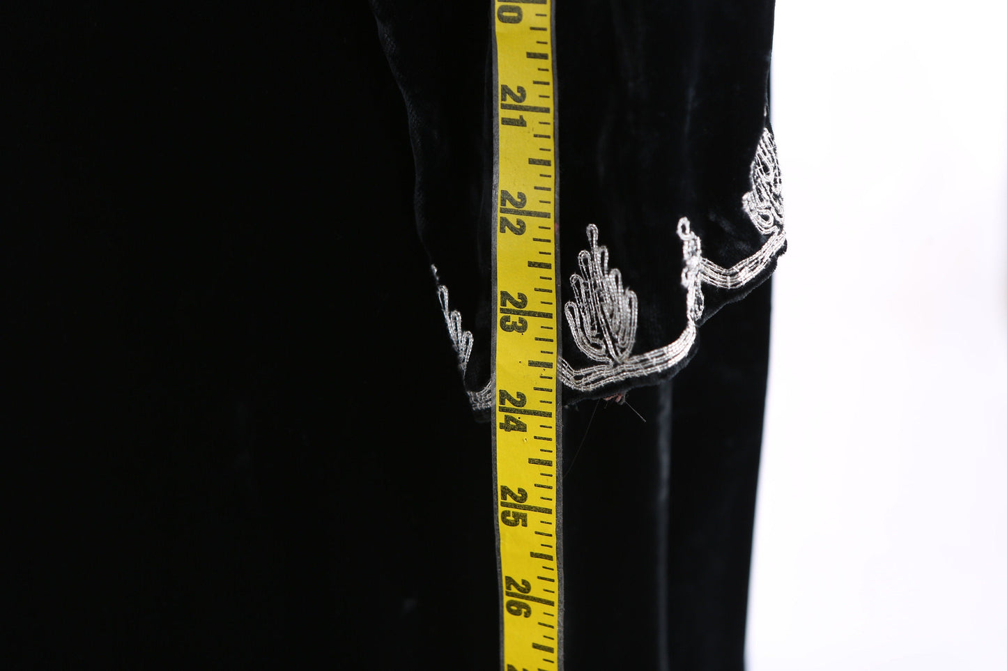 Vintage Tunic Black Velvet Dress