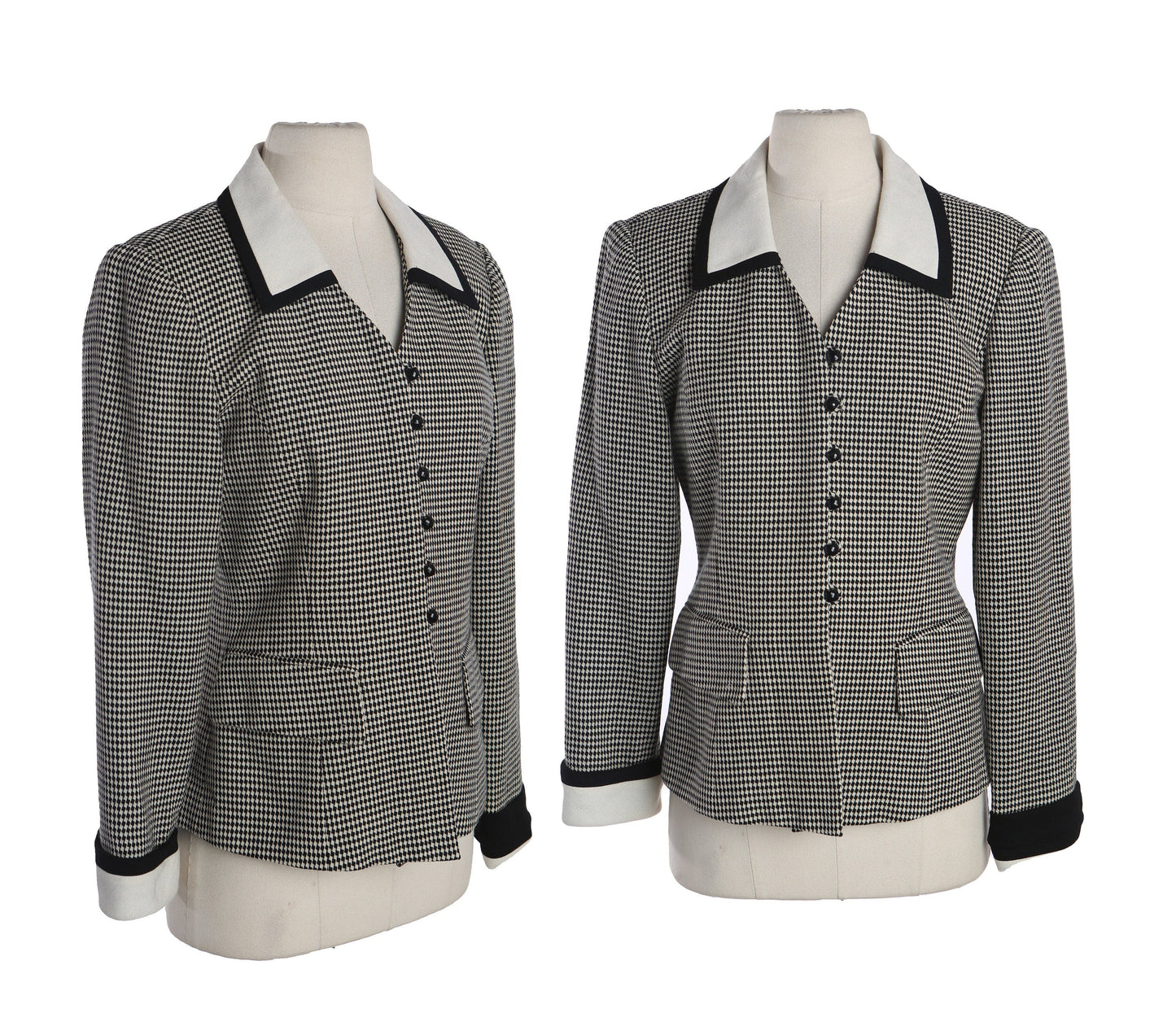 Vintage Albert Nipon Plaid Casual Jacket