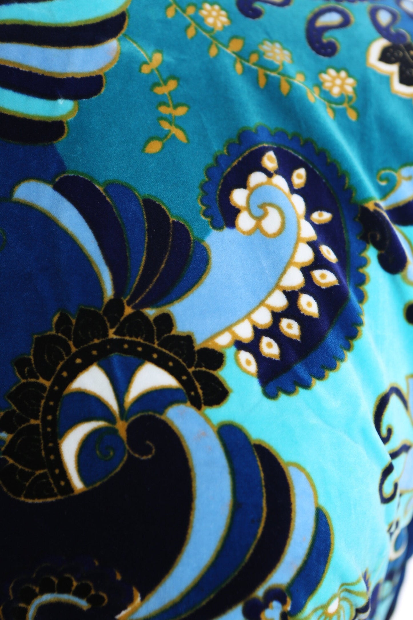 Vintage Cheongsam Dress with Hawaiian Floral Print