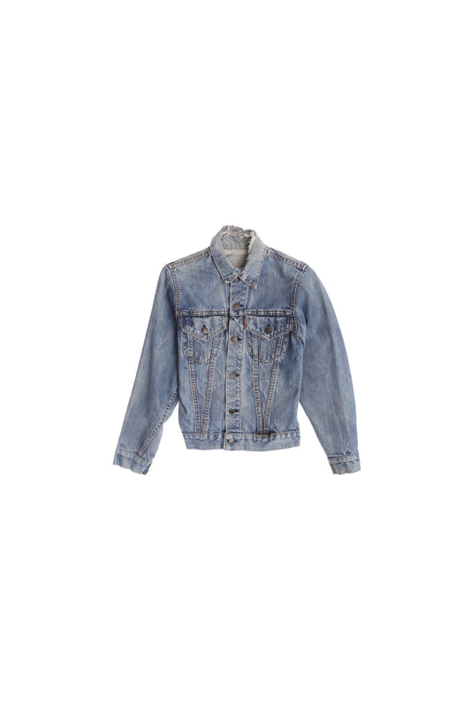 Vintage Levi's Blue Denim Jacket - Trucker - Light Wash - Era 70's - 80's