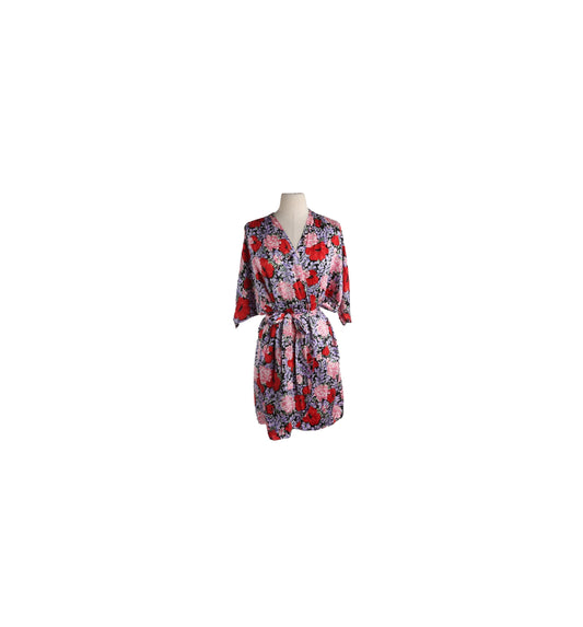 Women's Floral Print Nightgown Robe - Era 1990s
