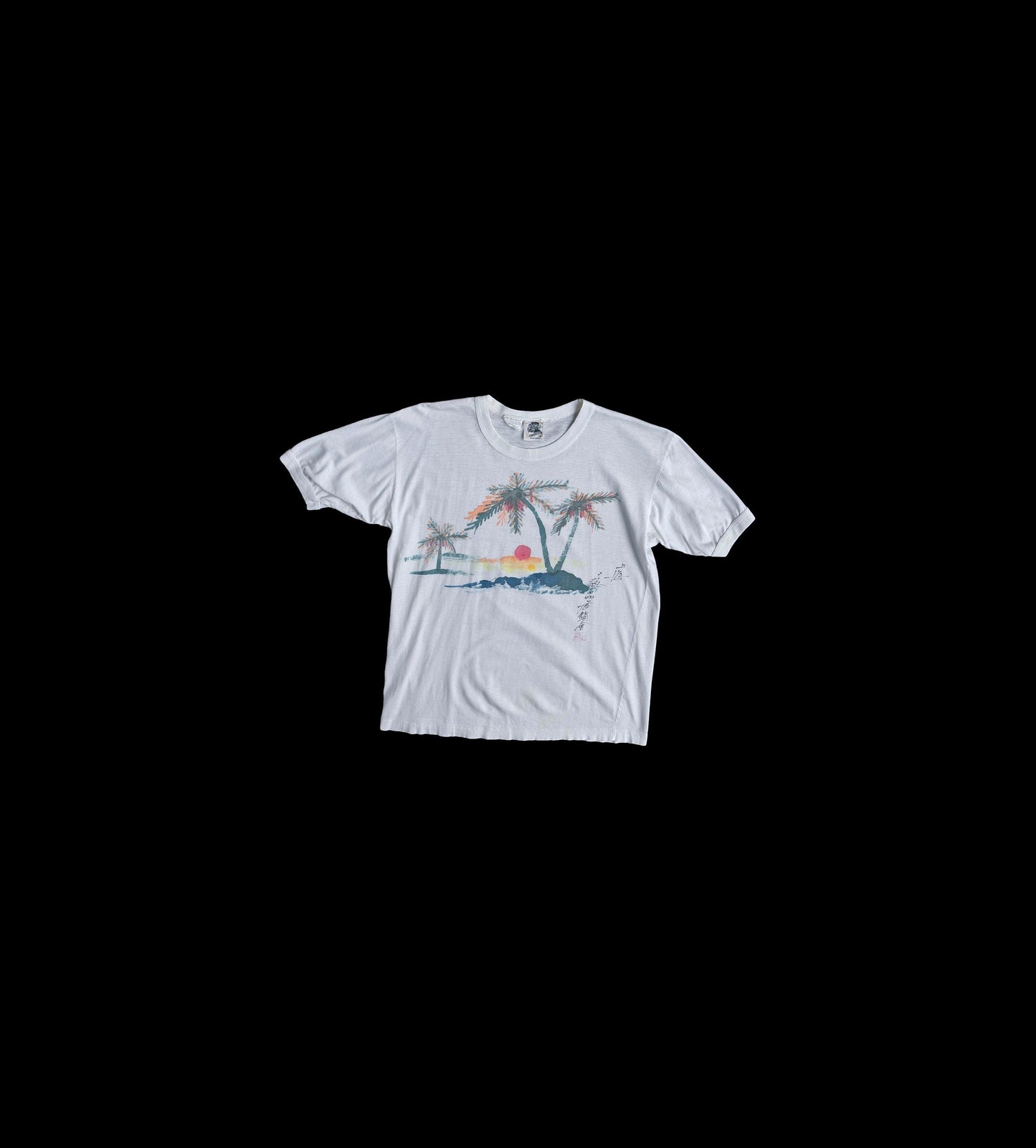 Sumie Art Beach Graphic T-shirt