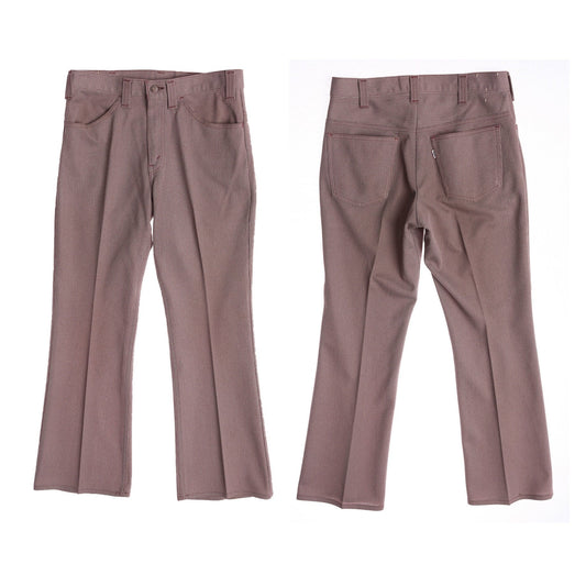 70s Pants / Polyester / Brown / Levi's