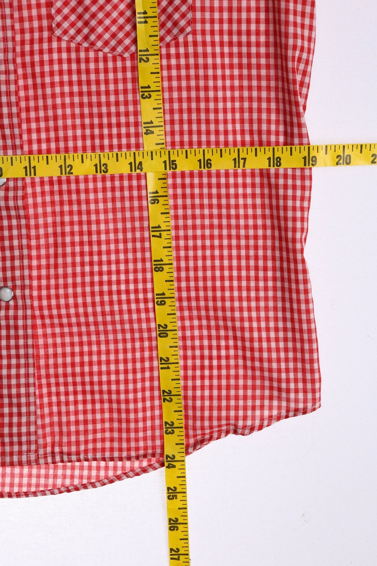 Levi's Plaid Shirt / Vintage / Red / 1970s - 1980s