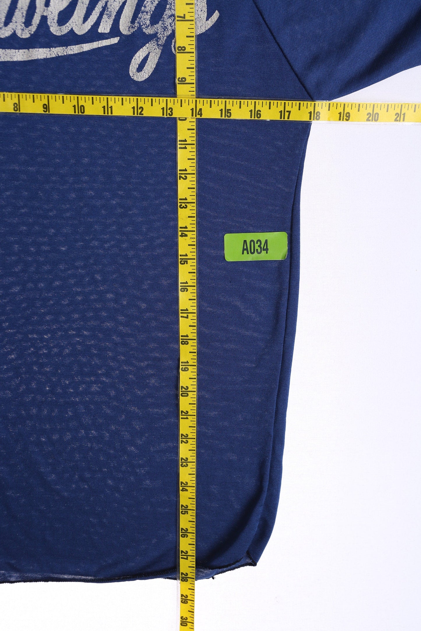 Vintage Blue Jersey with Rawlings White Print