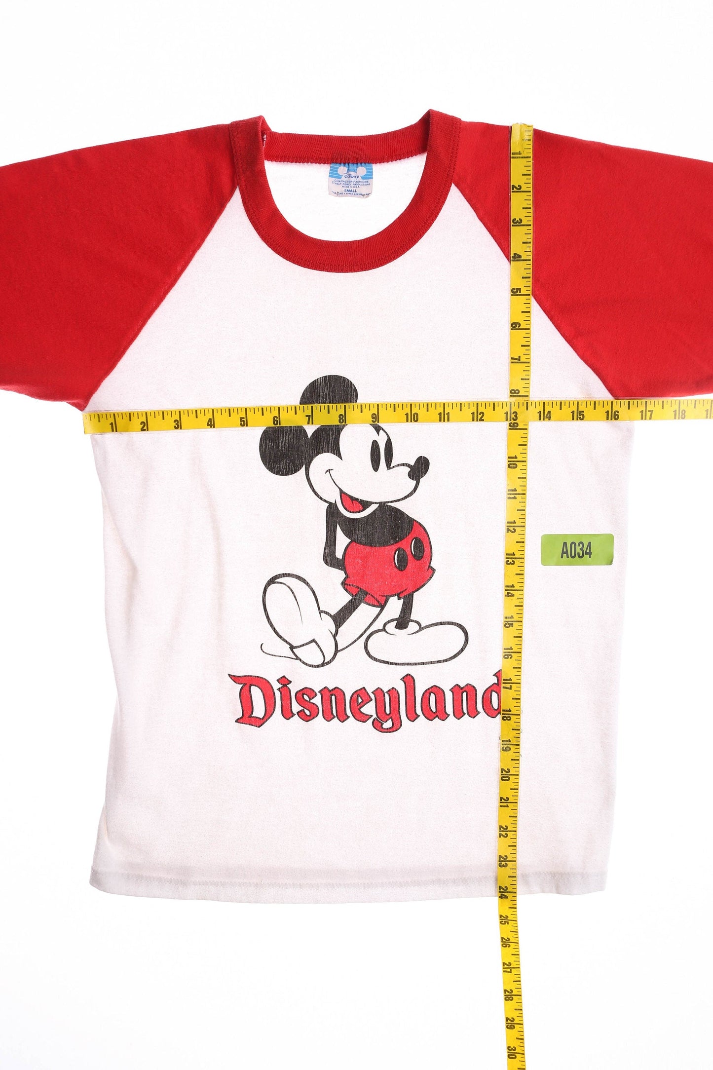 Vintage Mickey Mouse Baseball Shirt - Era 80s - 90s