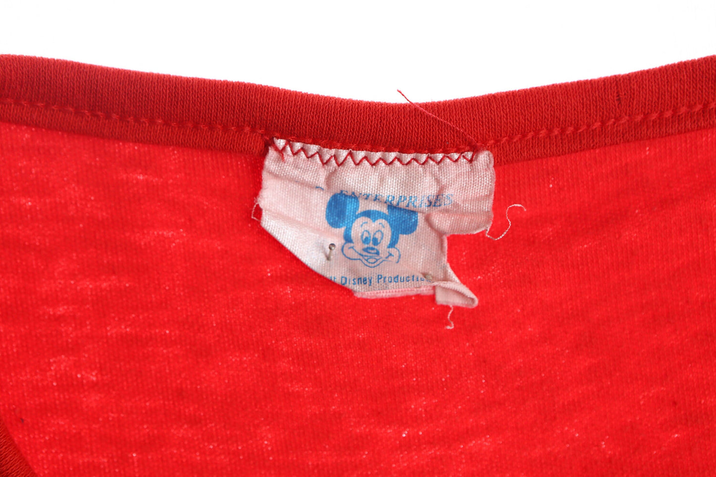 Vintage Minnie Mouse Red Embroidered Top