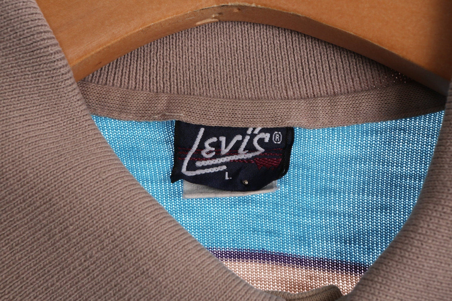 Polo Shirt / Striped / Levi's / 1980s