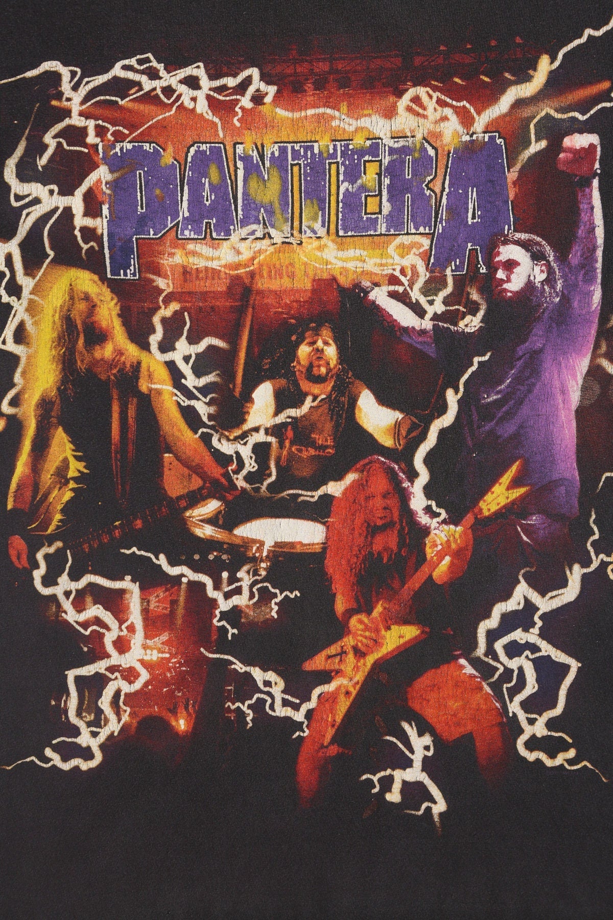 Pantera Rock Band Music Black Graphic T-shirt