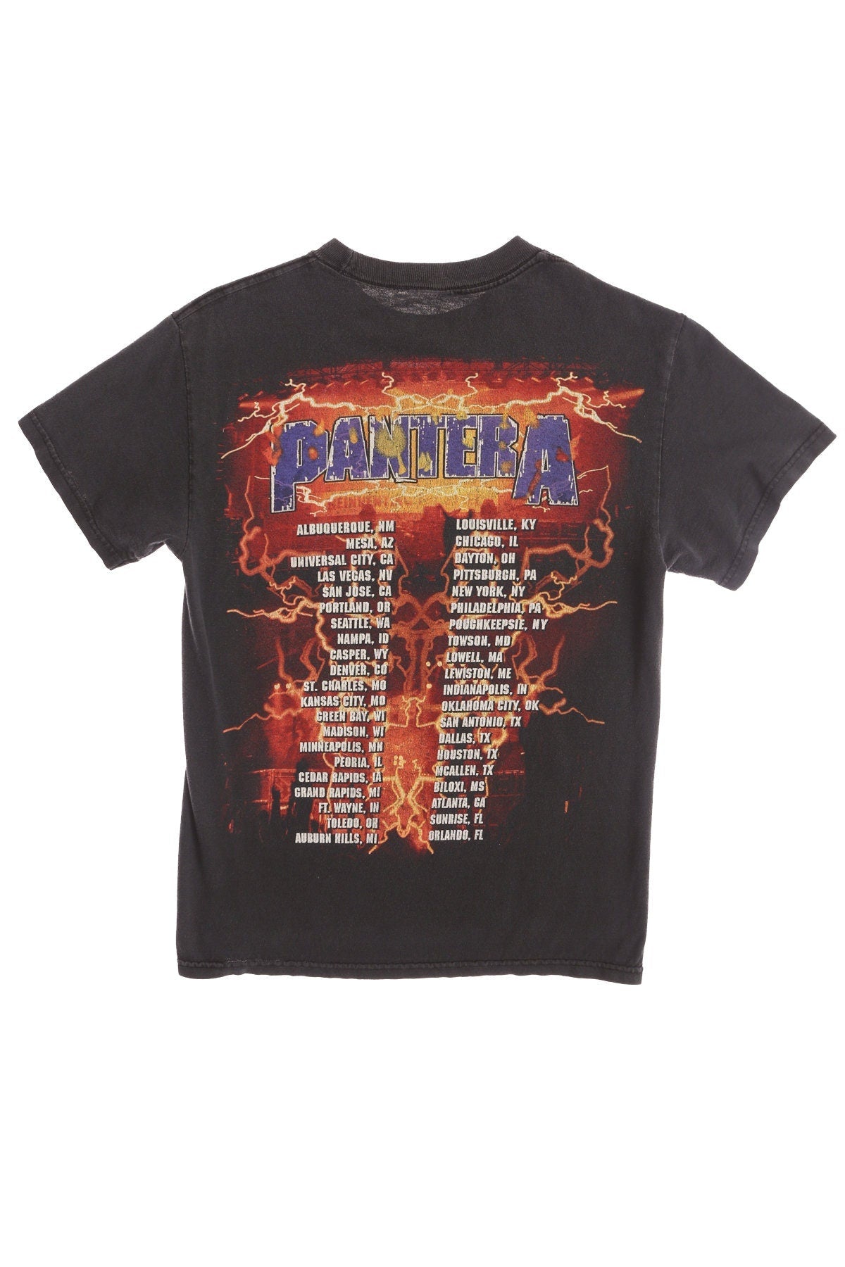 Pantera Rock Band Music Black Graphic T-shirt