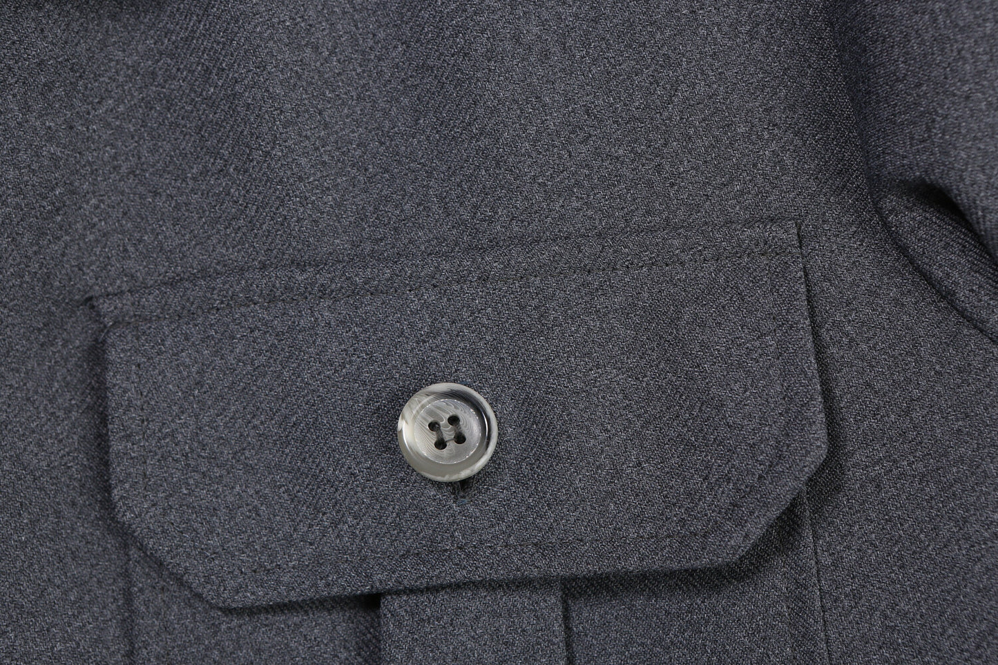 70s Levis Panatela Gray Poly Men's Jacket - Four Pocket
