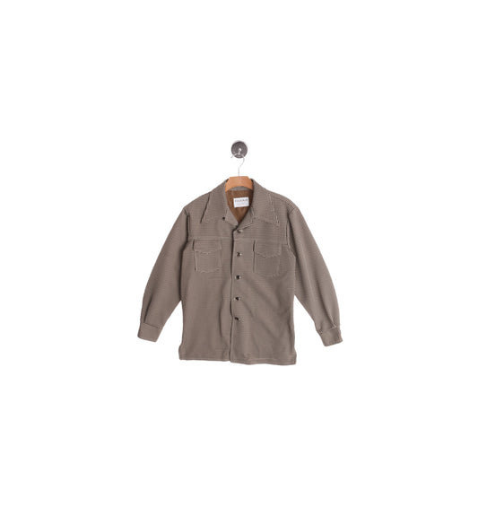 1970s Men Brown Plaid Jacket by Farah