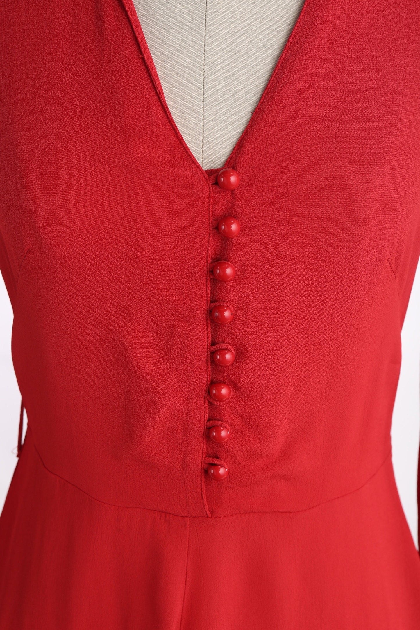 Vintage Red Casual Dress by The Seamstress