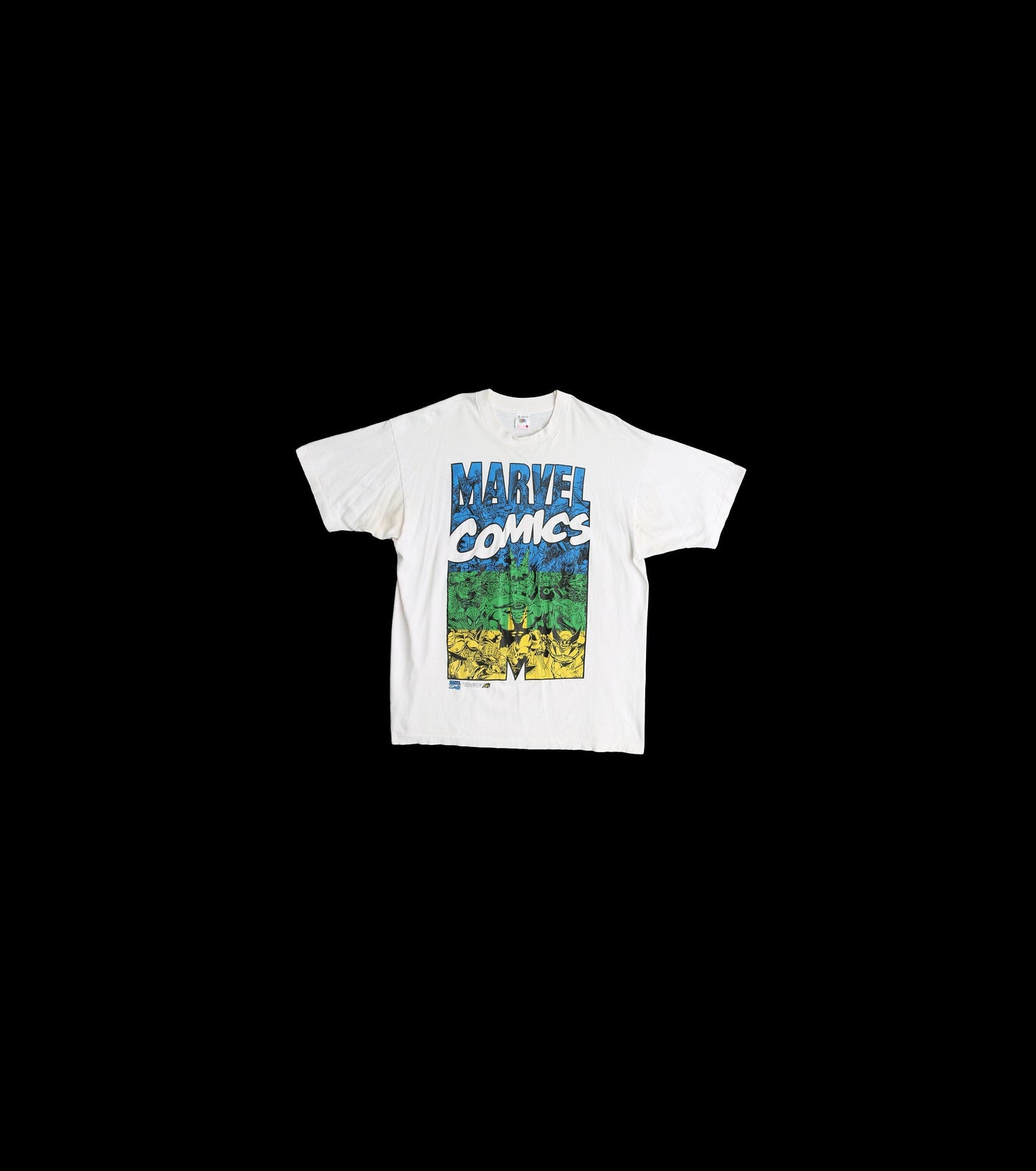 Vintage Comics White Graphic T-shirt - Estimated Era 1990's