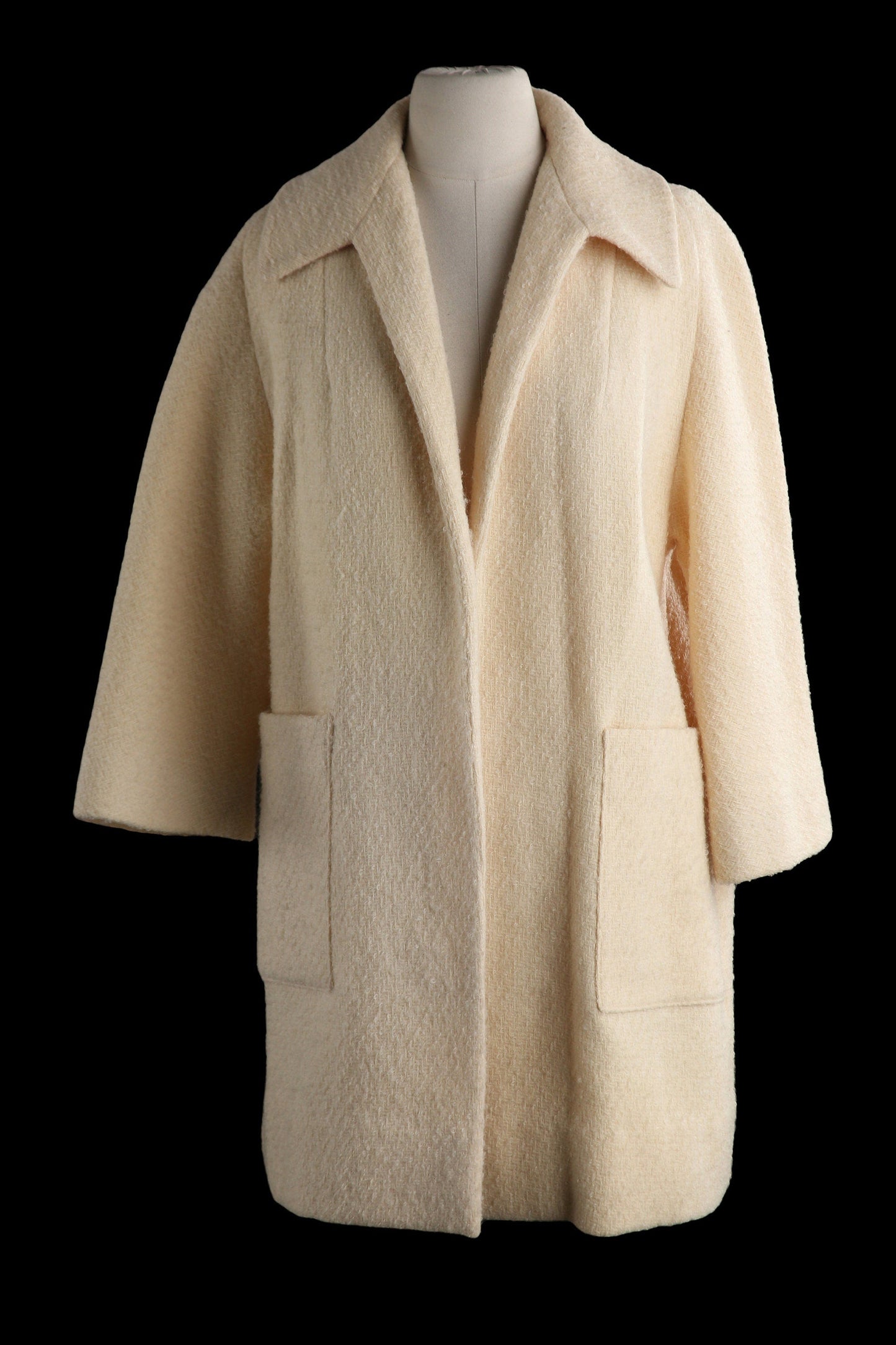 Vintage White Winter with no Closure - Estimated Era 1960's - 1970's