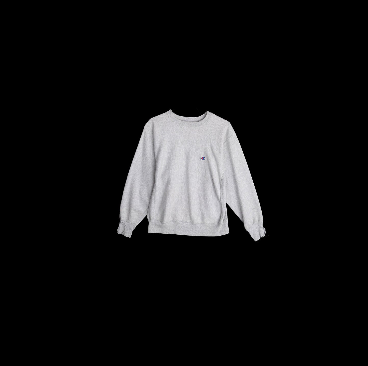 Vintage Champion Sweatshirt - Solid Gray No Print - Estimated Era 1970's - 1980's