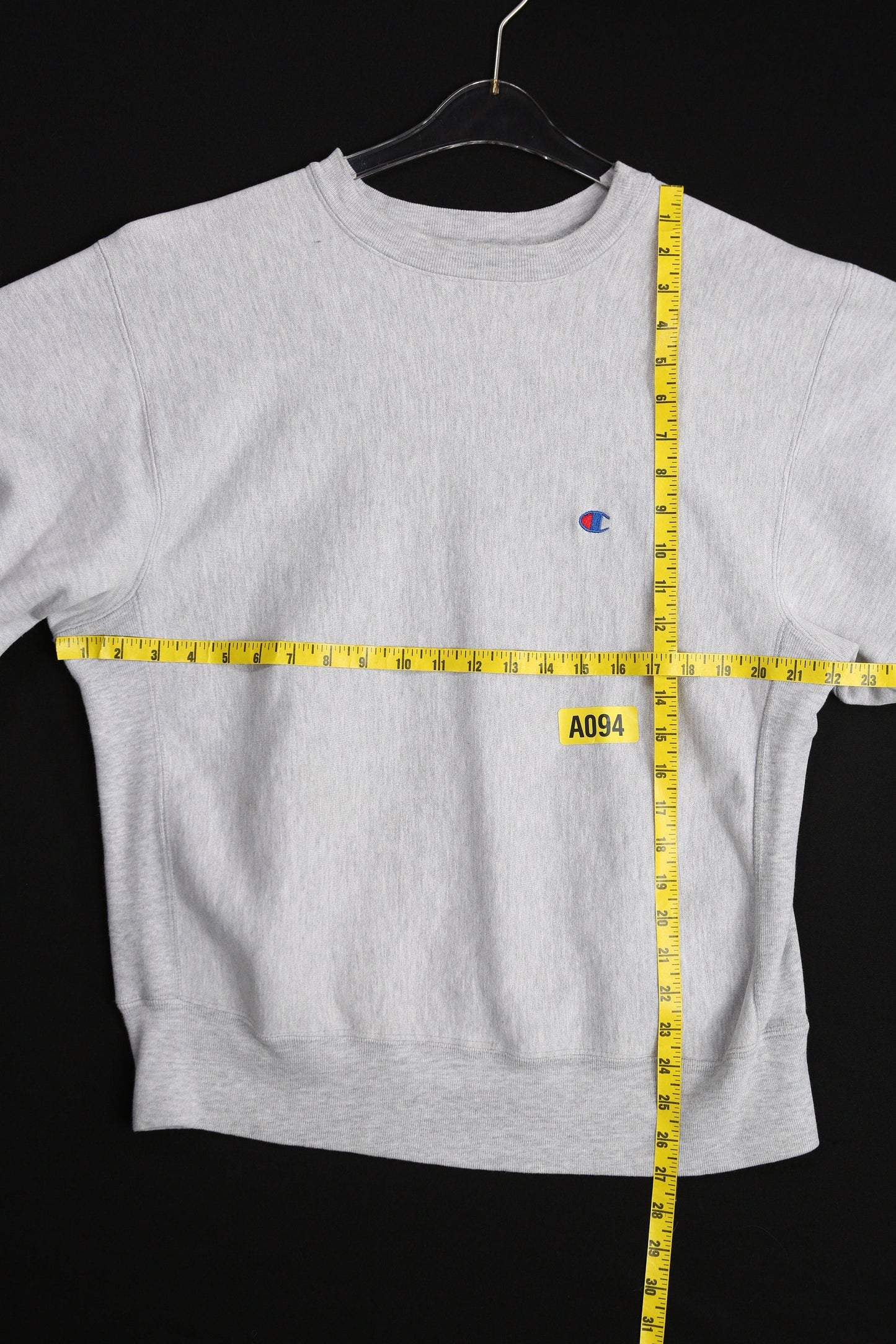 Vintage Champion Sweatshirt - Solid Gray No Print - Estimated Era 1970's - 1980's