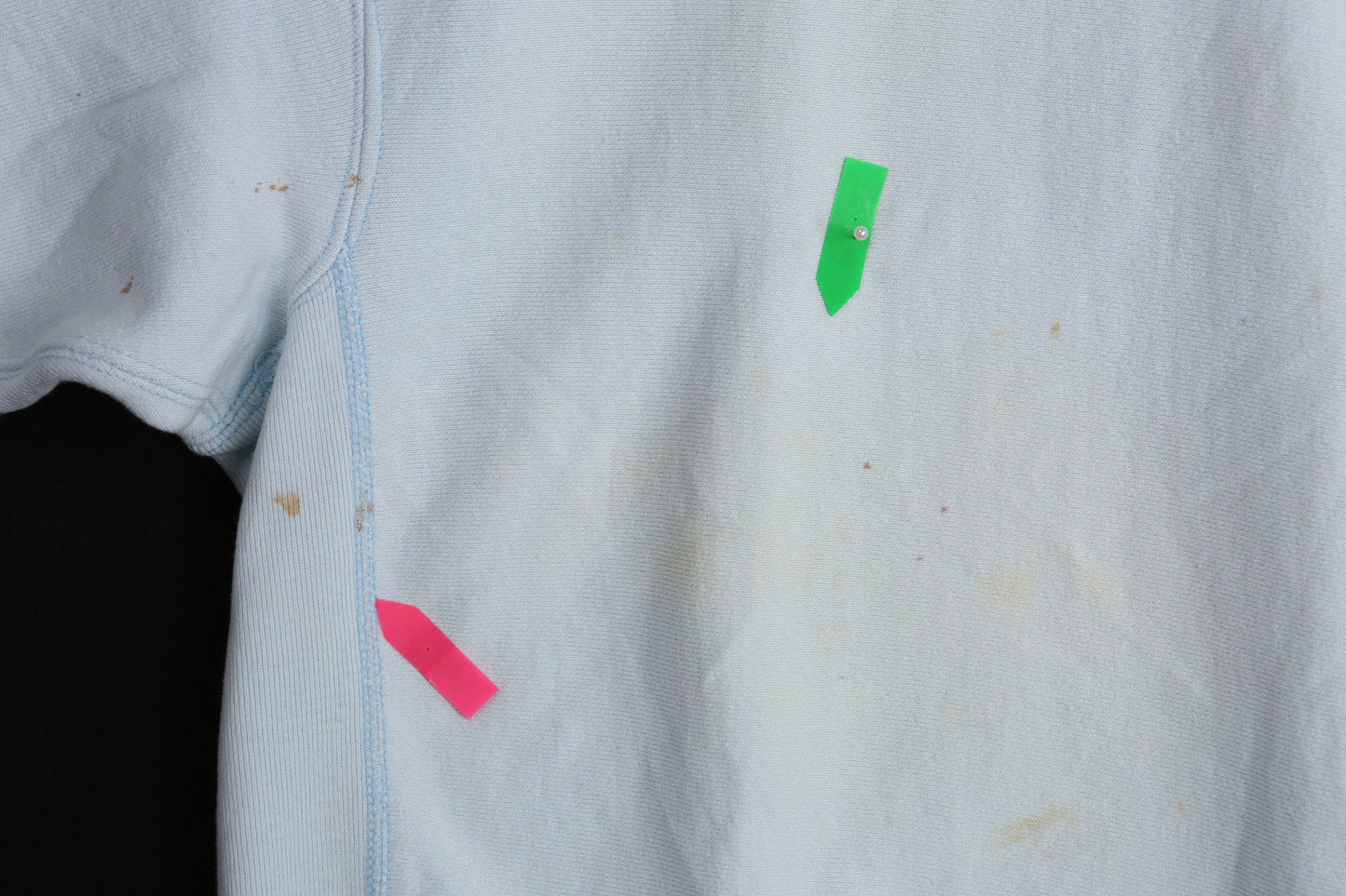Vintage Light Blue Champion Crew Neck Sweatshirt - Estimated Era 1980's - 1990's
