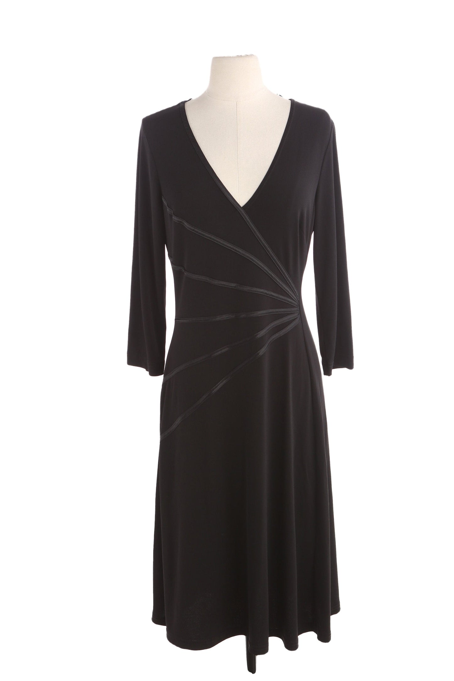 Vintage Women Black Velvet Slip Dress by Connected Apparel