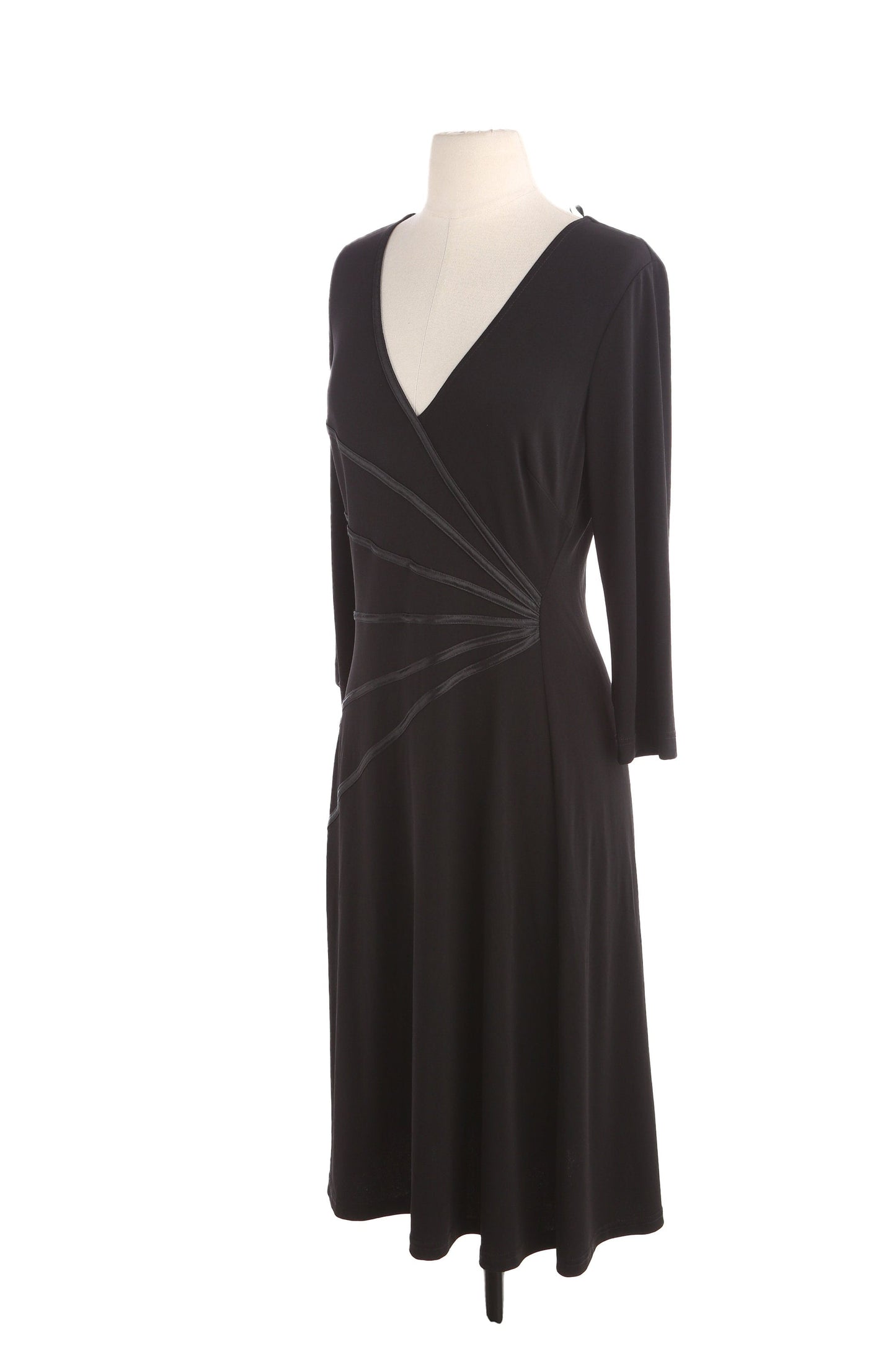 Vintage Women Black Velvet Slip Dress by Connected Apparel