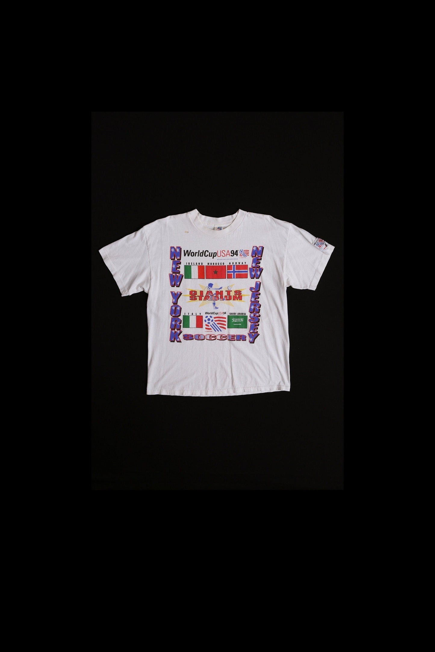 1994 World Cup USA Soccer - Giants Stadium - New York - New Jersey - Graphic T-shirt