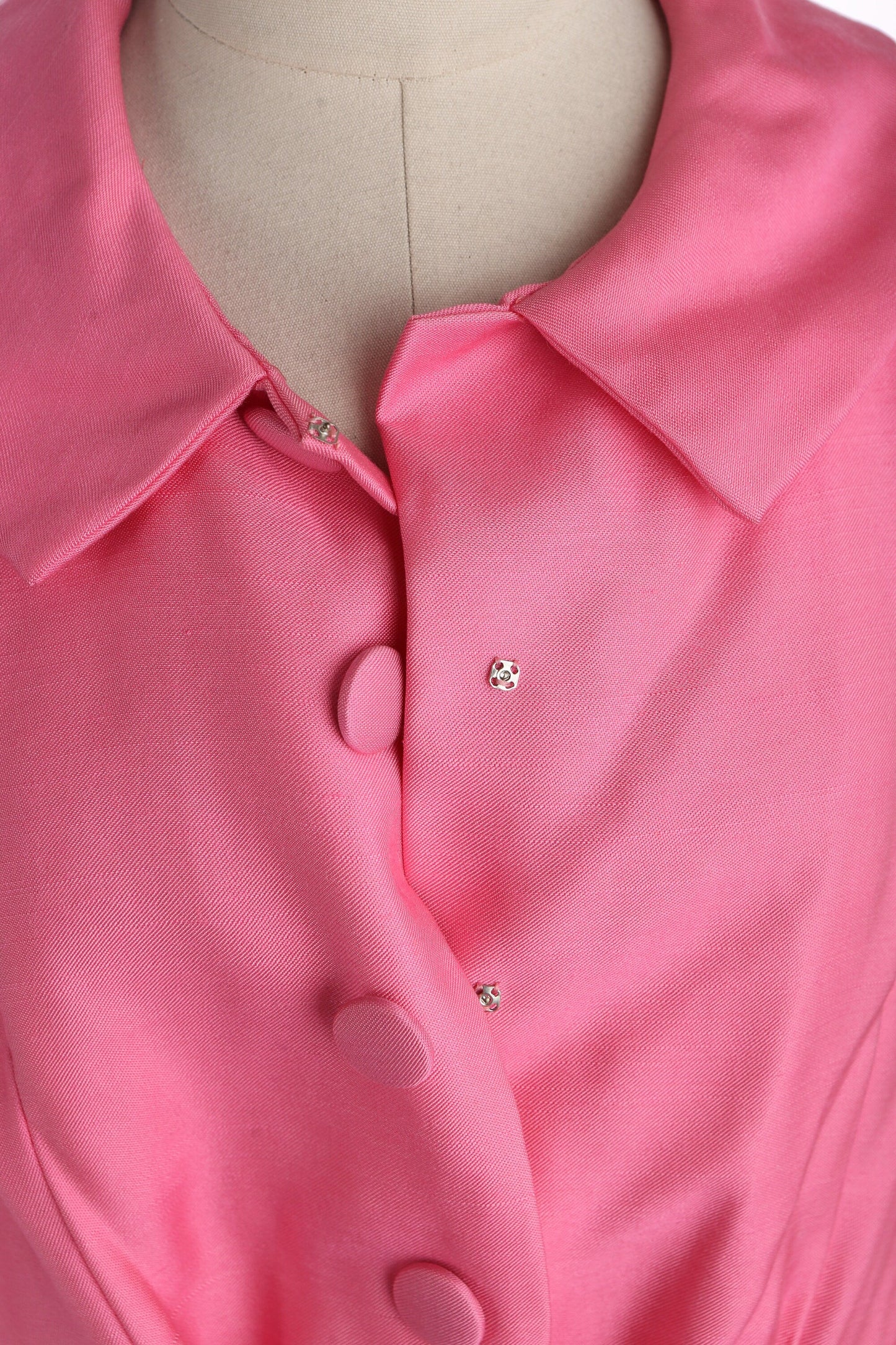 Vintage Women's Pink 50's Dress by Emma Domb California