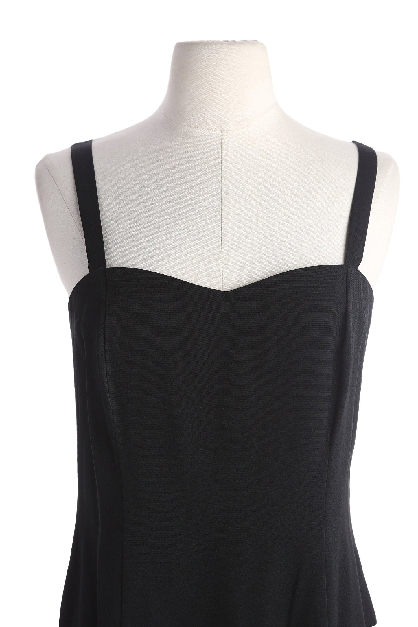 Y2K Black Slip Evening Dress