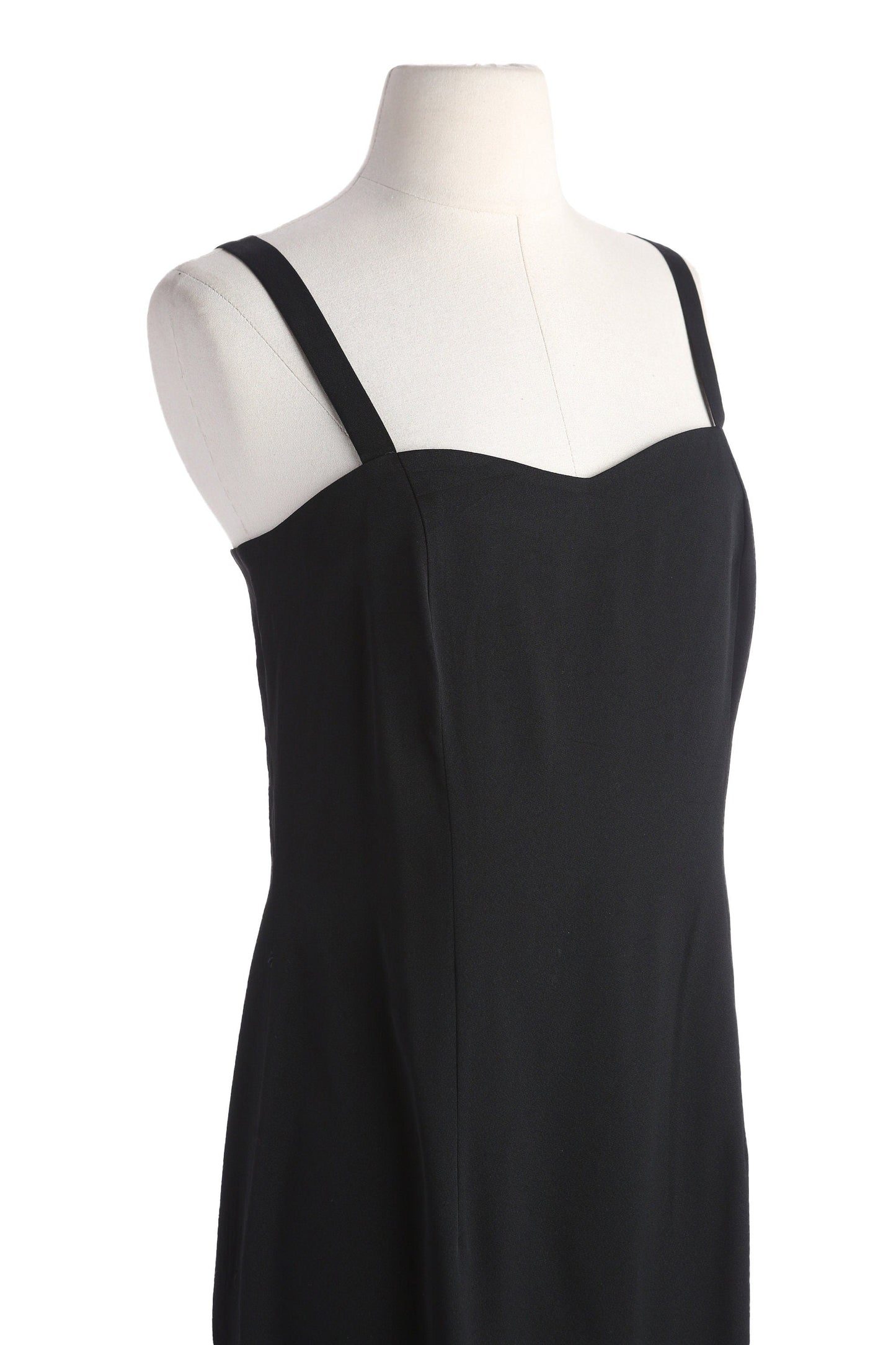 Y2K Black Slip Evening Dress