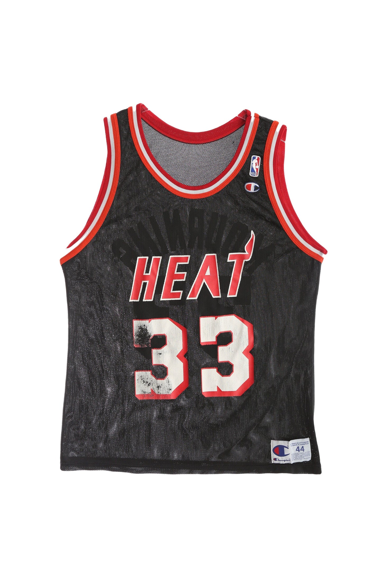 Vintage 33 Heat Black Basketball Jersey by Champion