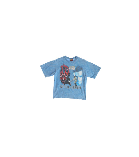 Vintage Star Wars Episode 1 Blue Graphic T-shirt