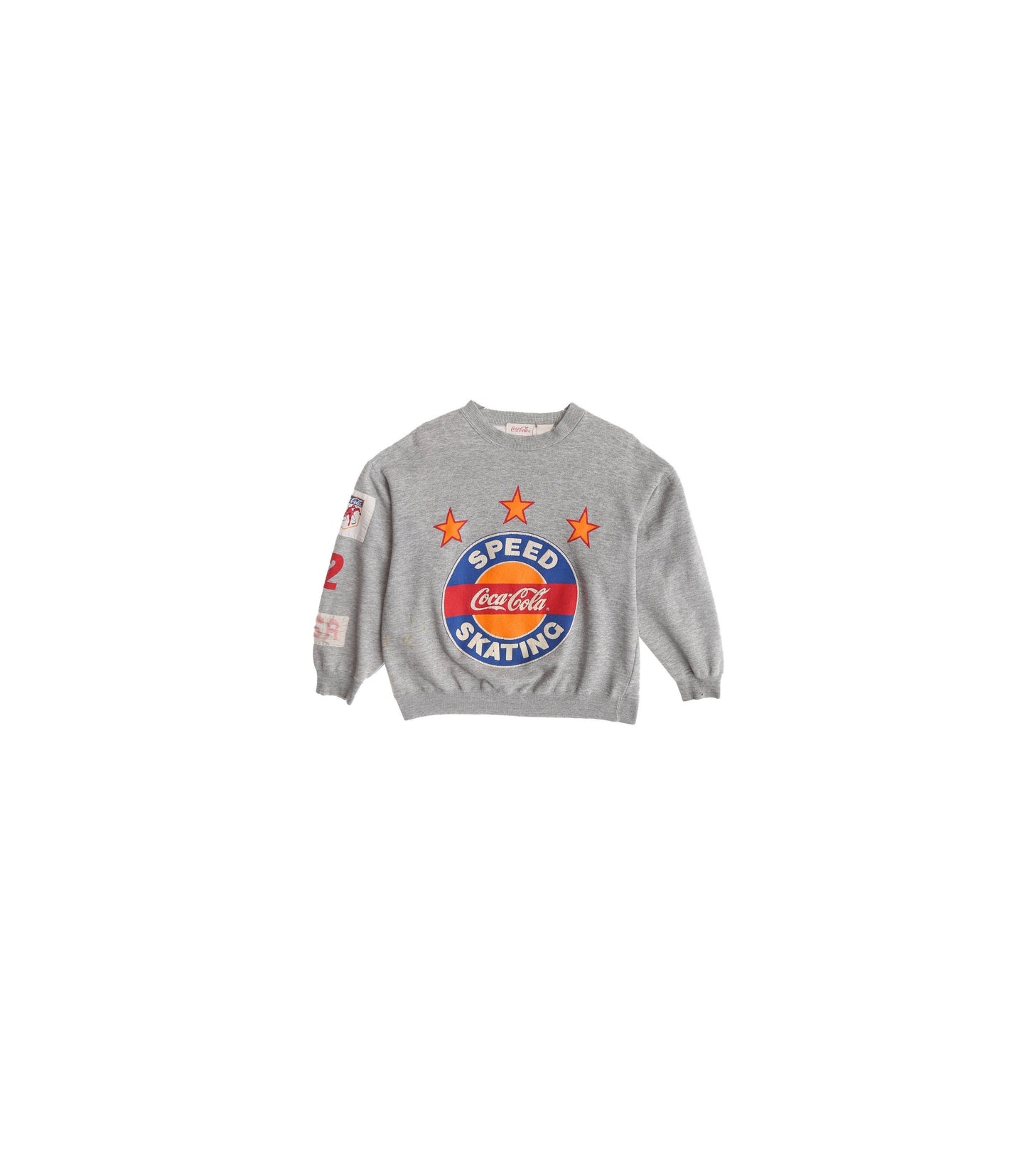 Vintage USA Team Official Racing Coca Cola Gray Graphic Sweatshirt