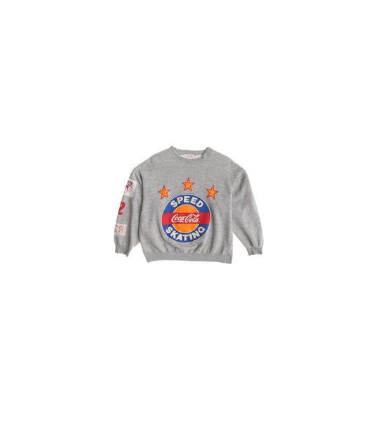 Vintage USA Team Official Racing Coca Cola Gray Graphic Sweatshirt