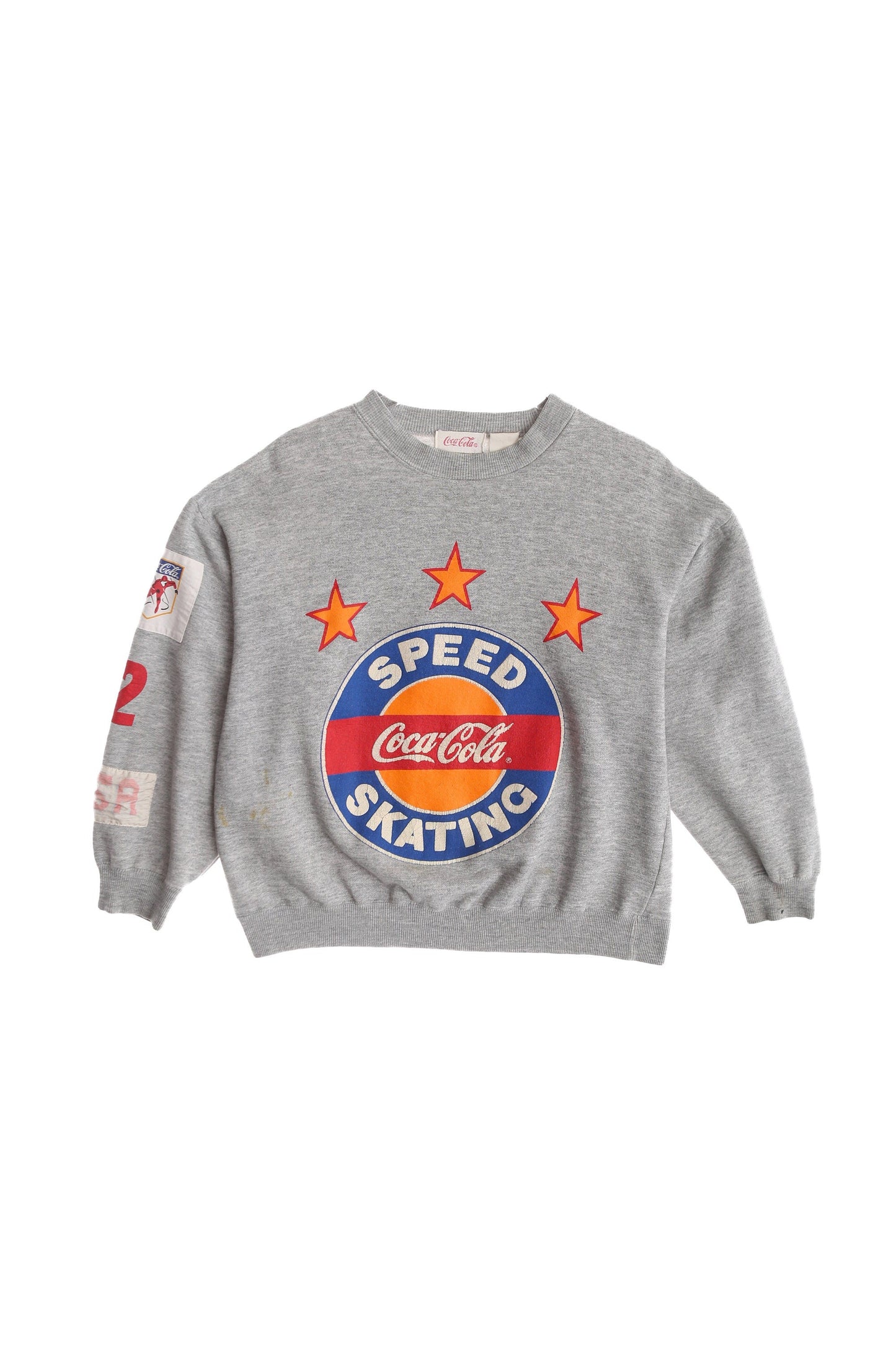Vintage USA Team Official Racing Coca Cola Gray Graphic Sweatshirt