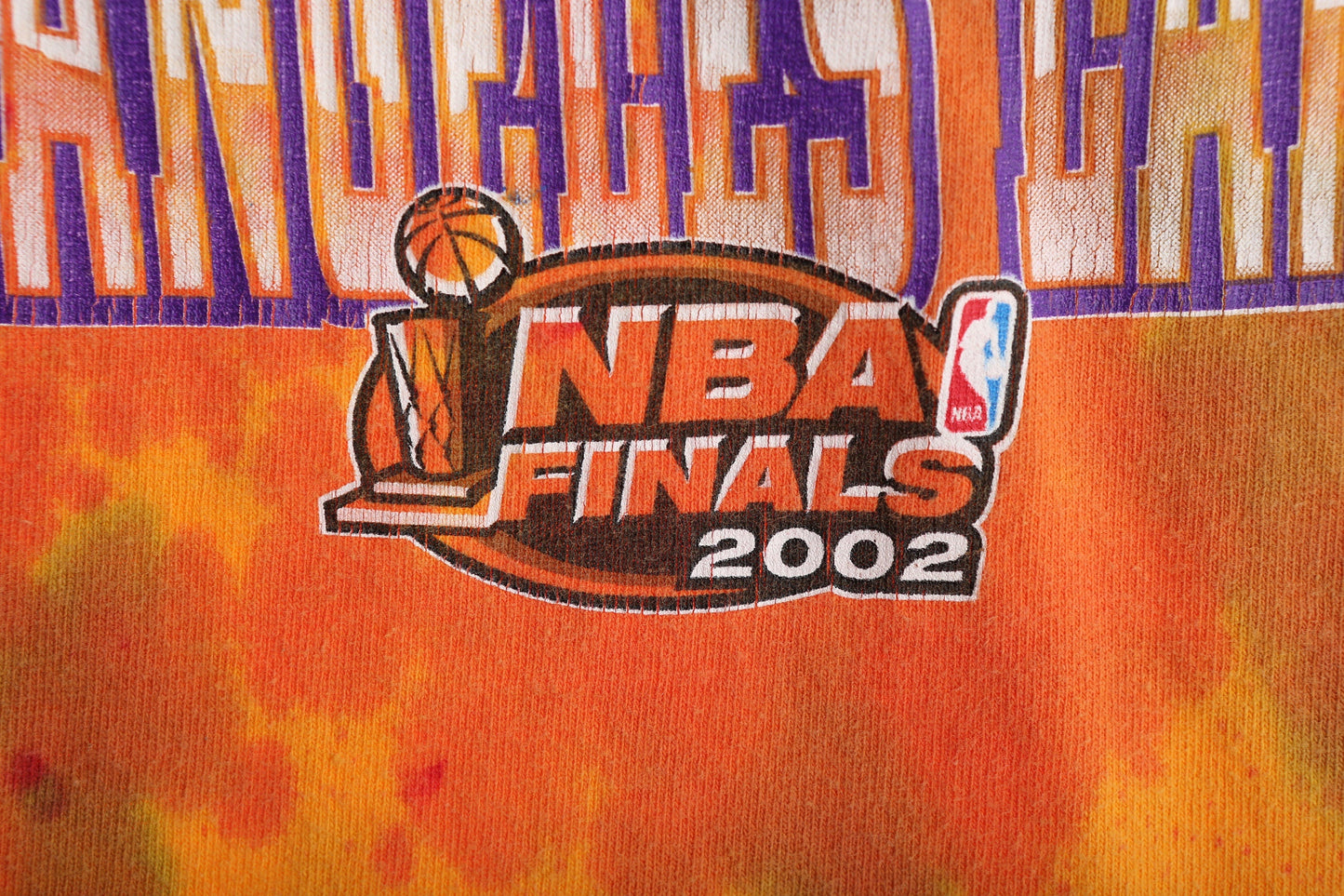 Vintage Los Angeles Lakers Yellow Tie Dye T-shirt