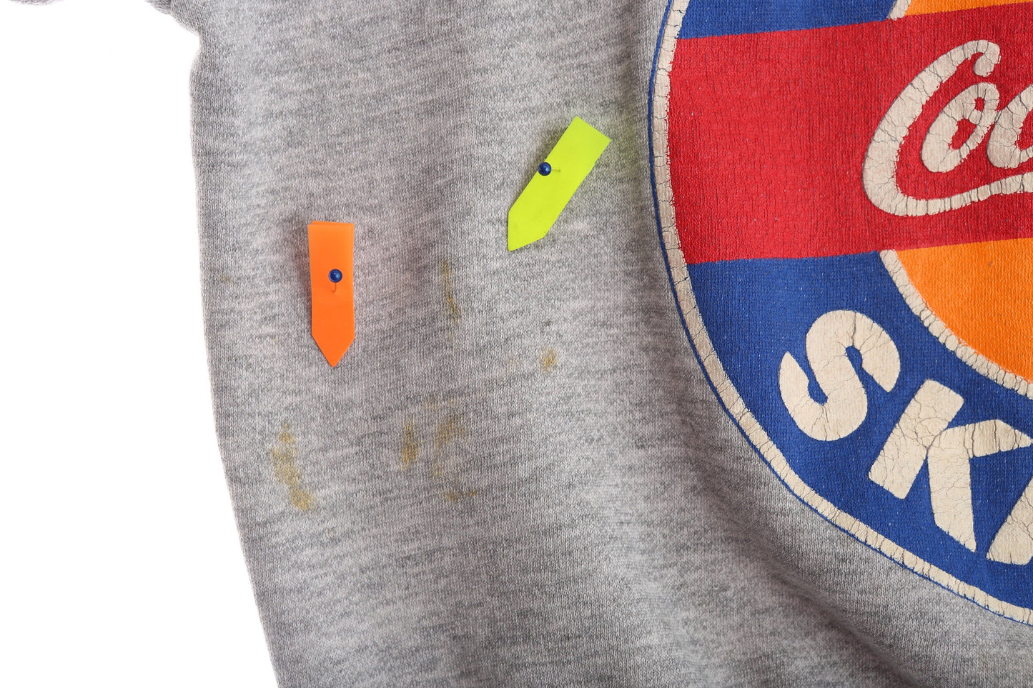 Vintage USA Team Official Racing Coca Cola Gray Graphic Sweatshirt