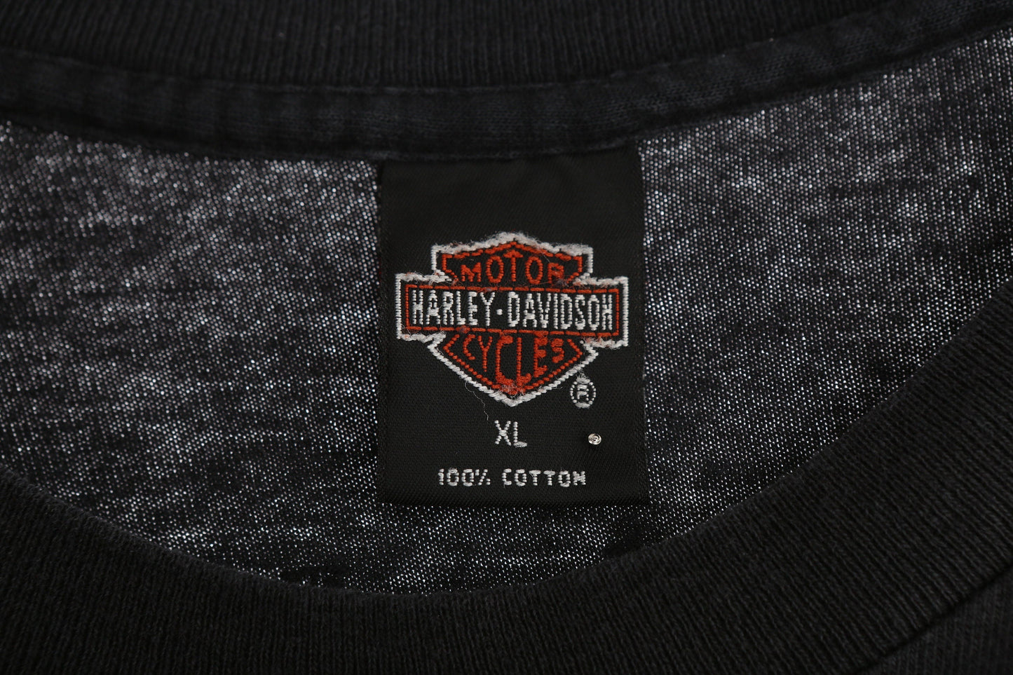 Vintage Harley Davidson Motorcycles Black Long Sleeve Graphic T-shirt