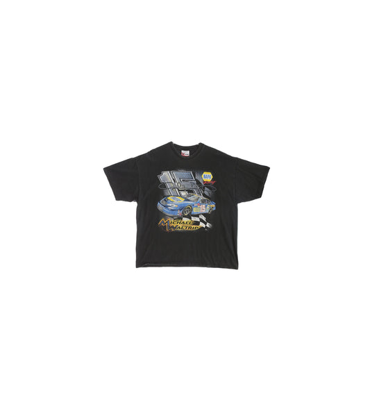 Vintage NASCAR Miachel Waltrip Black Graphic T-shirt