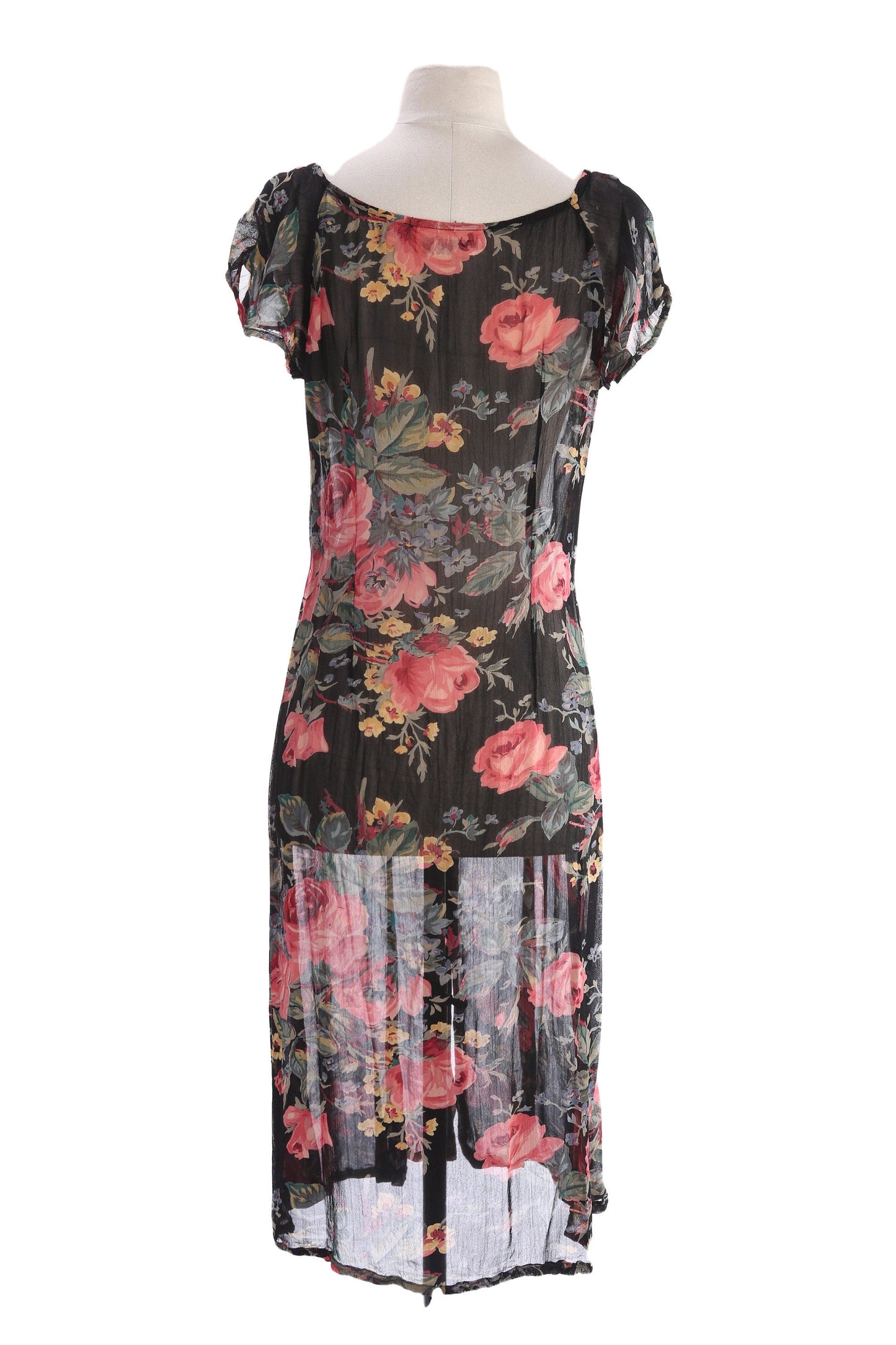 1990's Floral Print Summer Dress by Kim Erixon