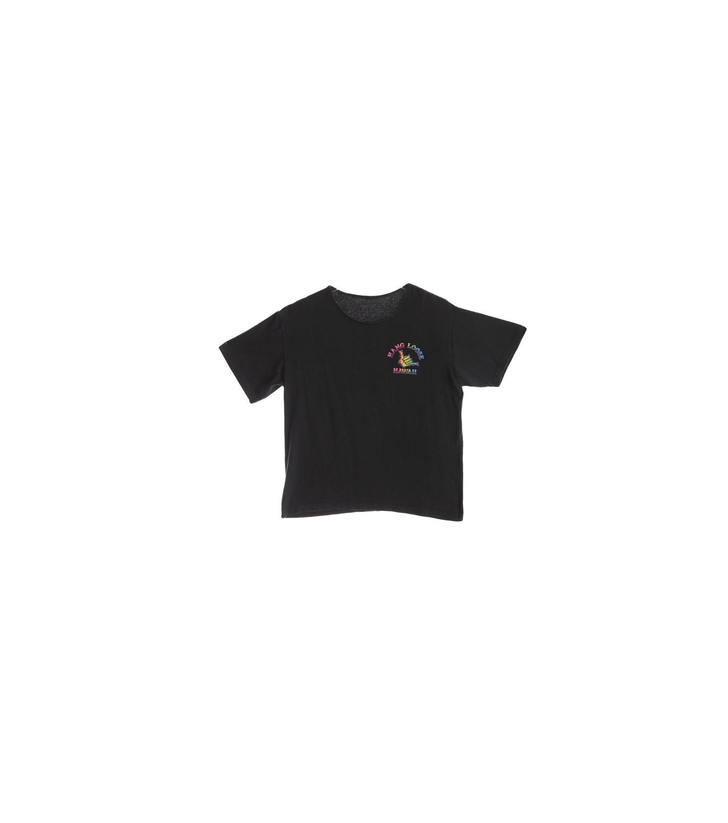 Vintage Hang Loose Hawaii Black Graphic T-shirt