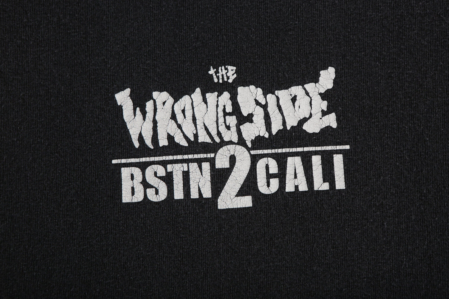 The Wrong Side BSTN 2 CALI Vintage Wrestling Graphic T-shirt