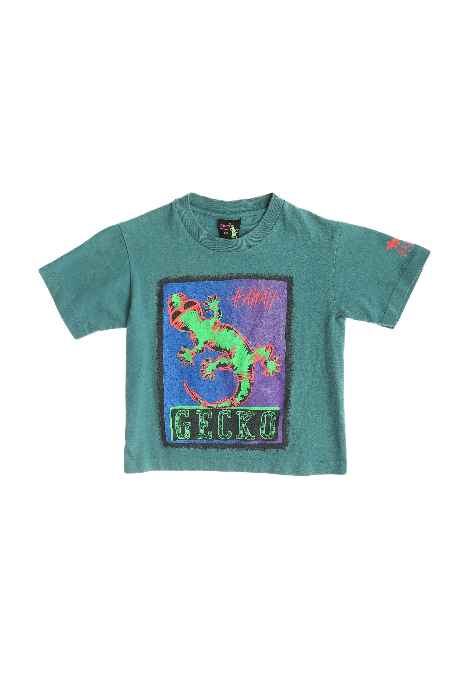 Vintage Green Hawaiian Graphic T-shirt