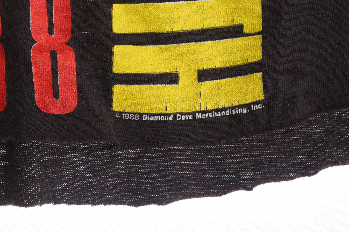 Vintage Skyscraper 1988 Tour David Lee Roth Rock Crop Top Tee