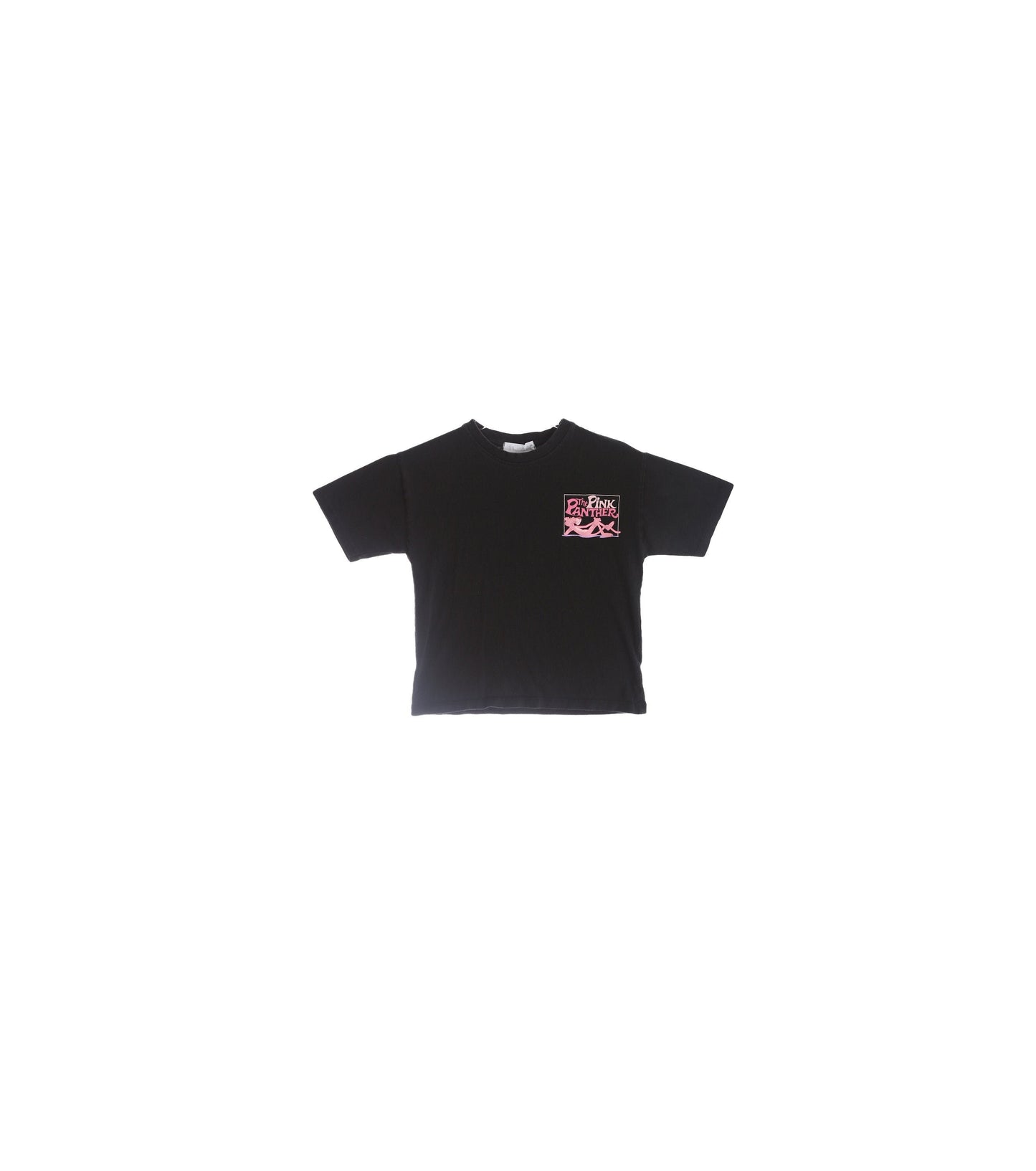 Vintage The Pink Panther Black Graphic T-shirt