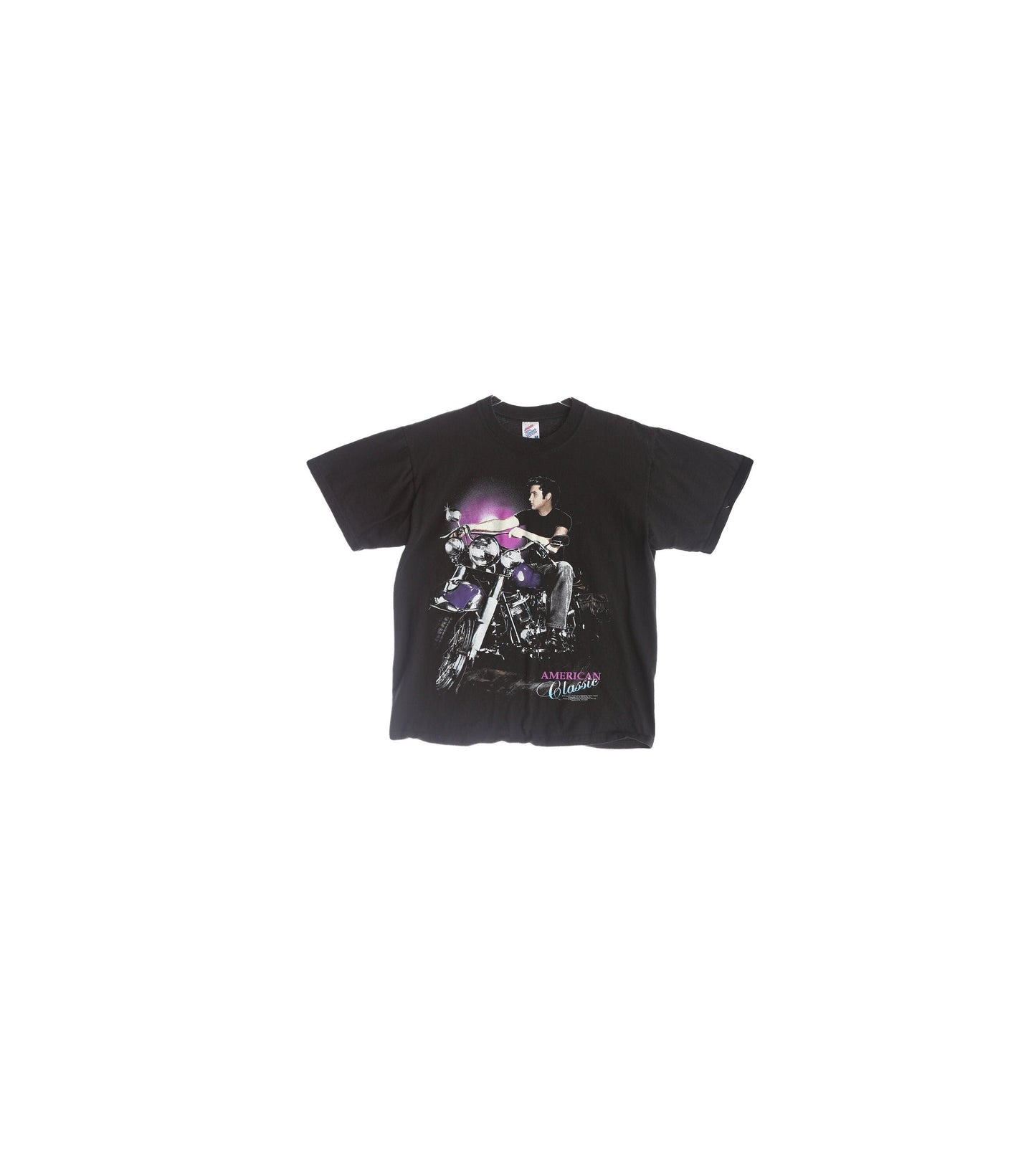 Vintage Elvis Presly Motorcycle Graphic T-shirt