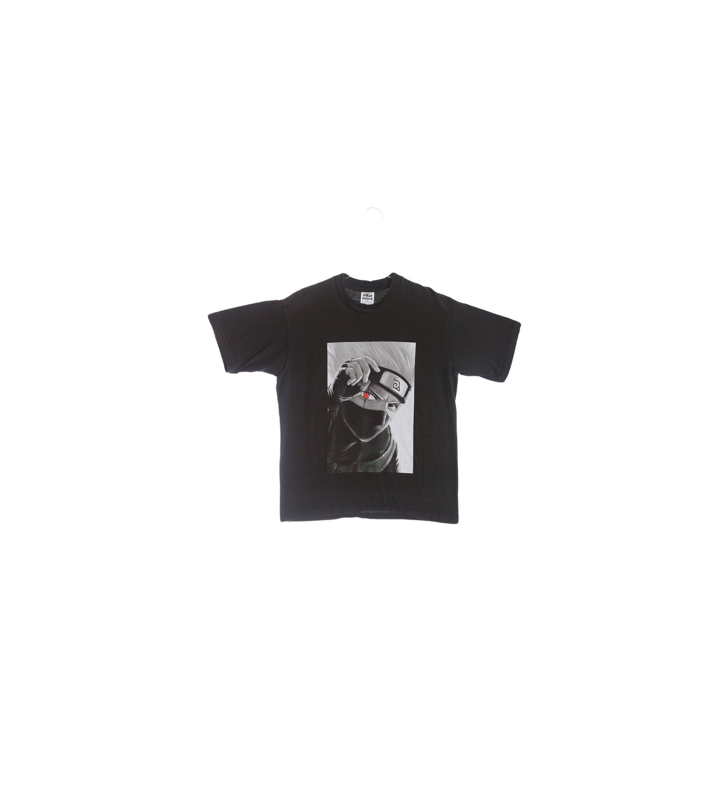 Vintage Ninja Anime Black Graphic T-shirt