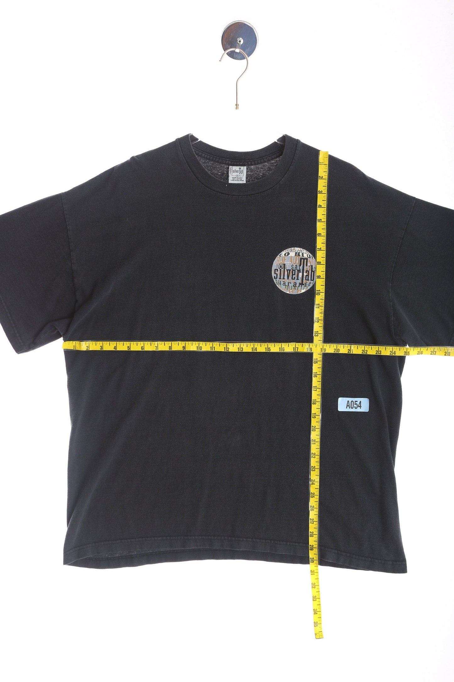 Vintage Silver Tab Levi's Black Graphic T-shirt / Made in USA